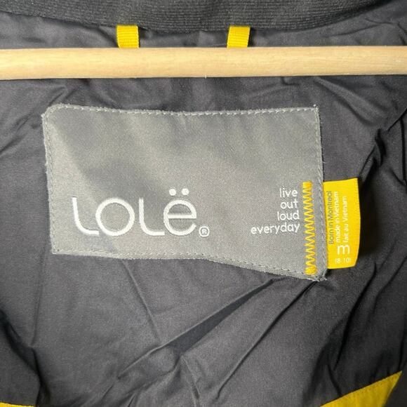 Lole Size Medium 100% Polyester Raincoat Windbreaker Mid-Thigh Lined Coat Jacket - Picture 5 of 7